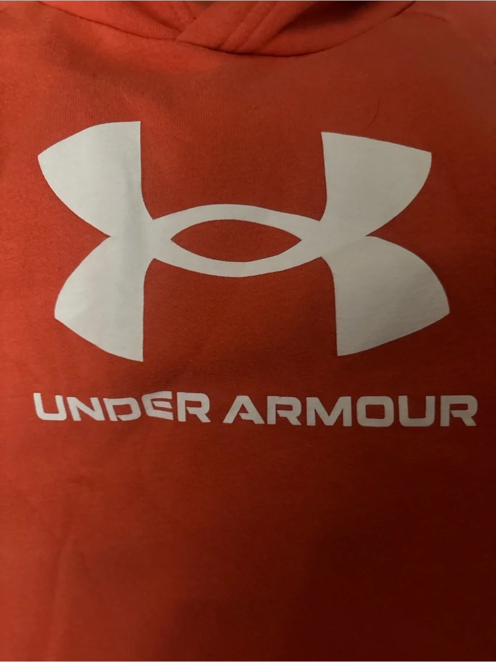 Peachy Orange Under Armor Hoddie